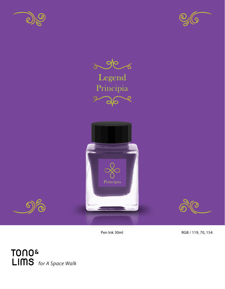 TONO & LIMS Fountain Pen Ink 30ml Legend Principle