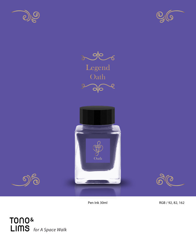 TONO & LIMS Fountain Pen Ink 30ml Legend Oath