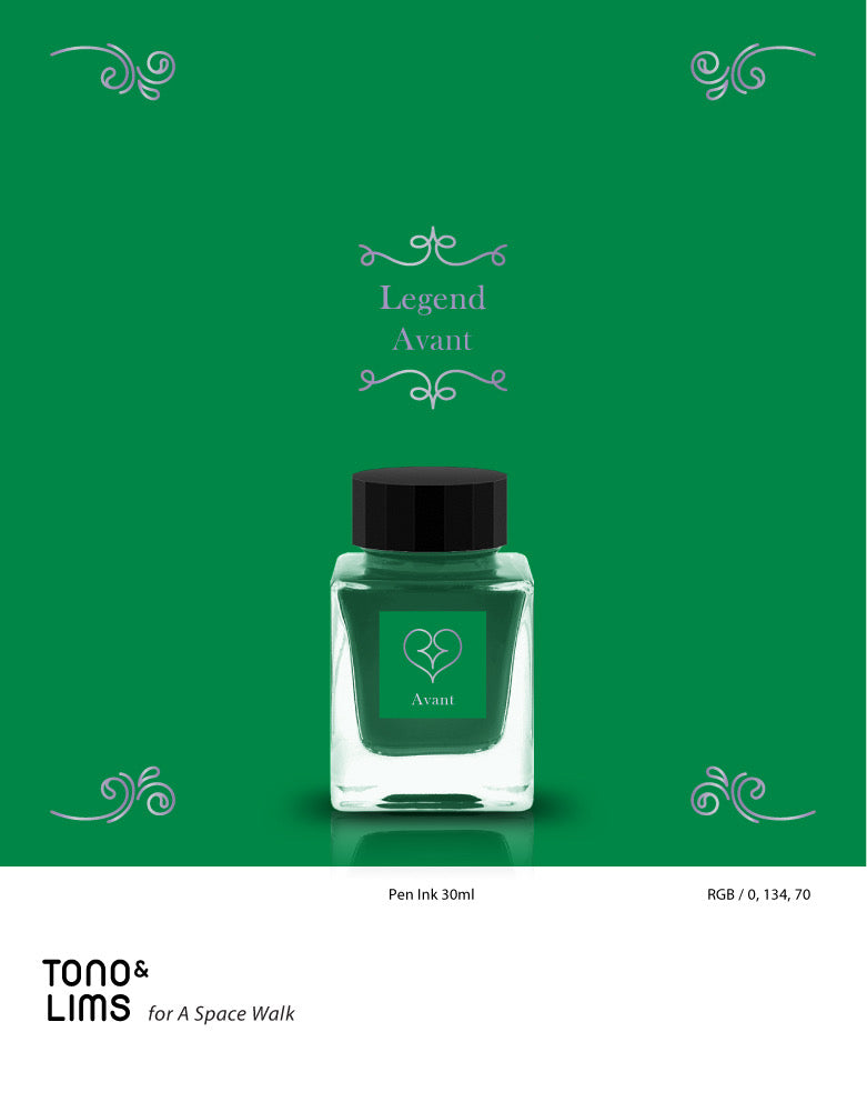 TONO & LIMS Fountain Pen Ink 30ml Legend Avant