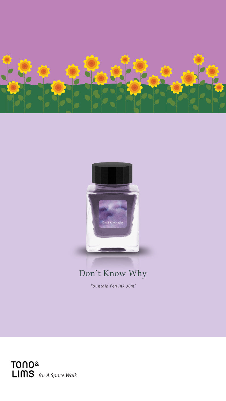 TONO & LIMS Fountain Pen Ink 30ml Lim Papa Memorial Don't Know Why