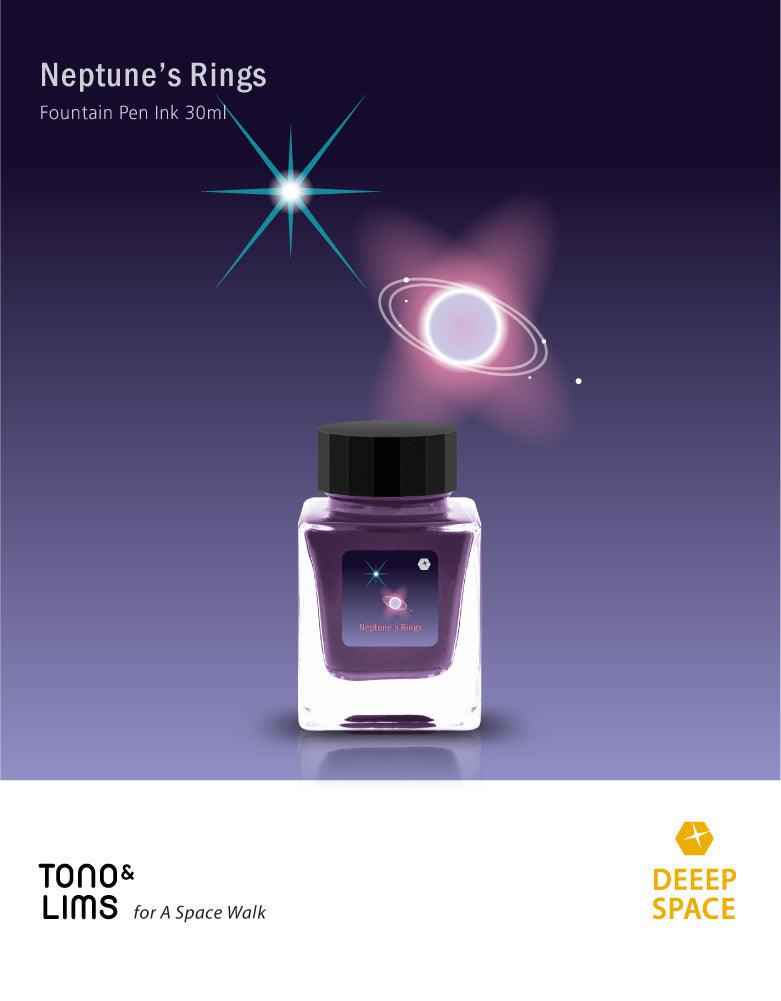 TONO & LIMS Fountain Pen Ink 30ml Deep Space Neptune's Ring