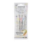 PILOT Kire-Na Me Time Design Twin Highlighter Set of 3 Yellow, Pink, Blue