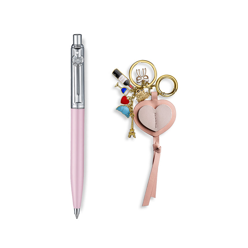 SHEAFFER x Emily In Paris Sentinel 321 Pink Matte Finish Ballpoint Pen with Pink Bag Charm Set