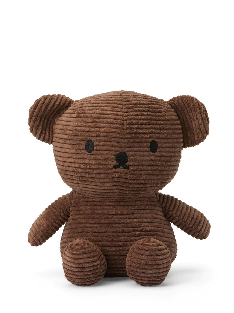 MIFFY Boris Bear 24cm Corduroy Brown Default Title