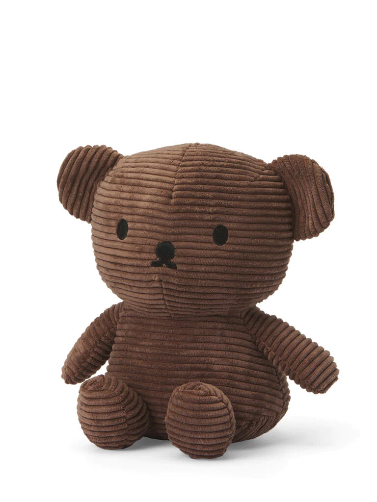 MIFFY Boris Bear 24cm Corduroy Brown Default Title
