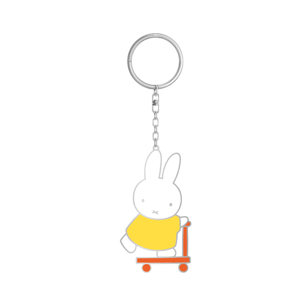 MIFFY Enamel Keychain Miffy on Scooter Default Title